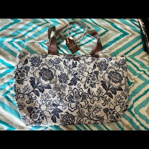 Emilie Sloan blue tote bag